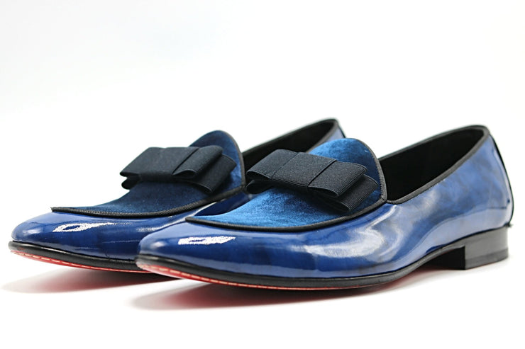 NAVY BLUE TUXEDO MAYFAIR LOAFERS