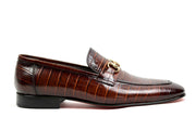 ALLIGATOR HORSE-BIT STYLE LOAFERS