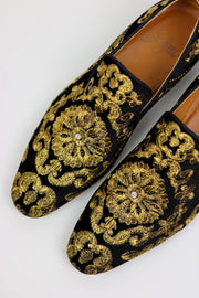 BULLION WIRE CUSTOM SLIPPERS BY JOSEPHS