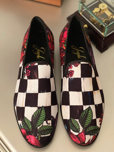 FLORAL DRAFT LOAFERS BY JOSEPHS