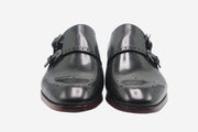 BECLASSY BLACK DOUBLE MONK STRAP SHOE BY JOSEPHS
